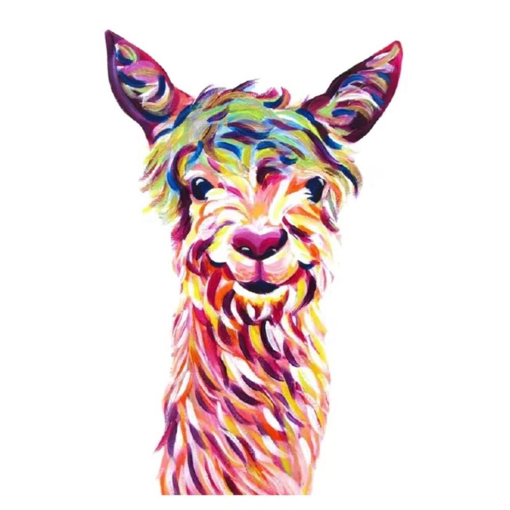 Diamond Painting / Rainbow Llama / NWT